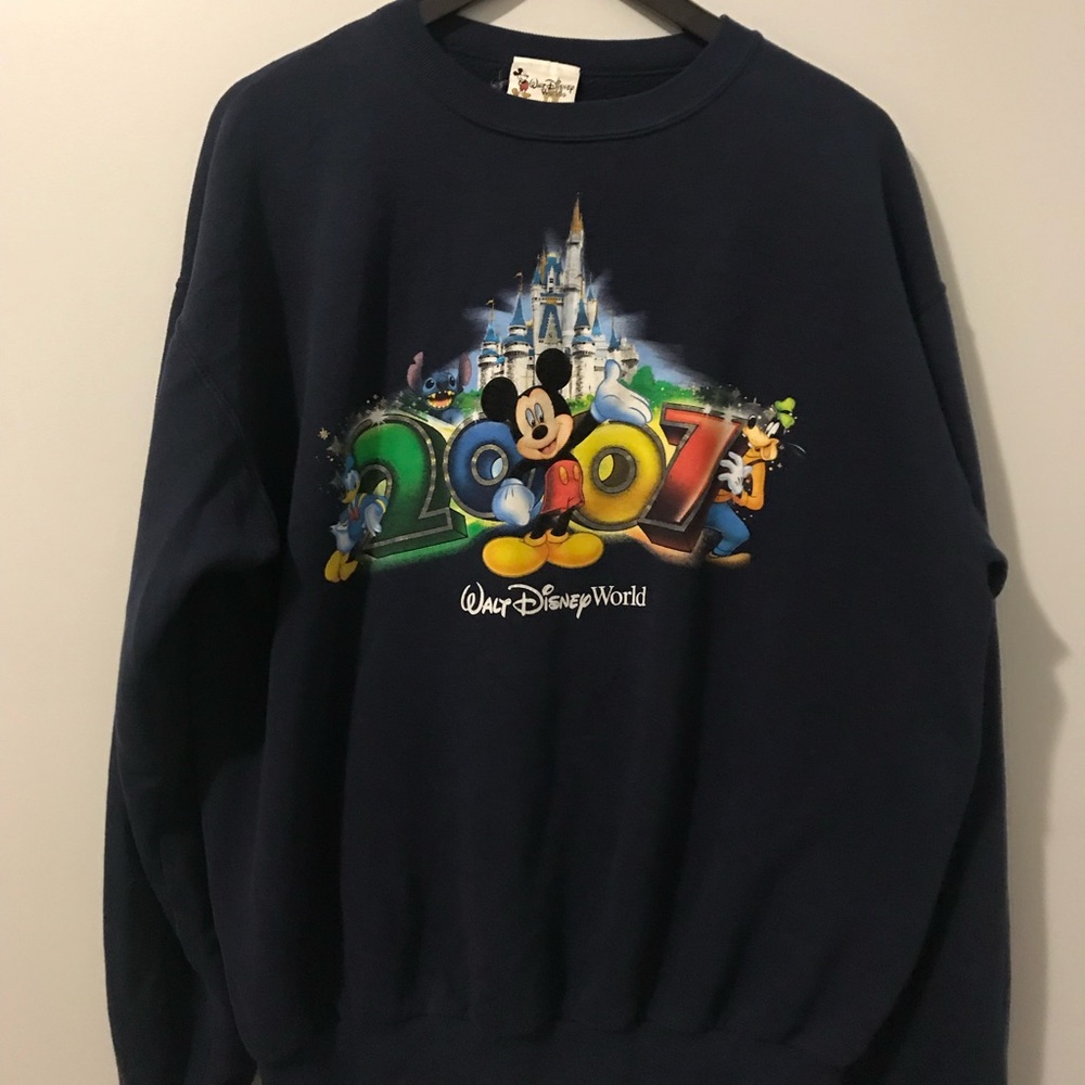 WALT DISNEY WORLD Sweatshirt 2007 Size L